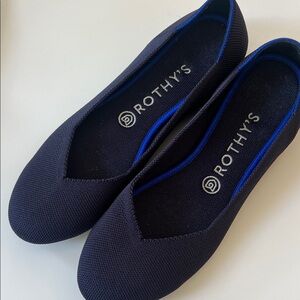 Rothy's Classic Navy “The Flats” Size 9